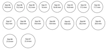 סרגל מדידה לטבעות