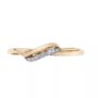 טבעת יהלומים, זהב 14K, משובצת 0.03 קראט יהלומים, דגם RDLR30