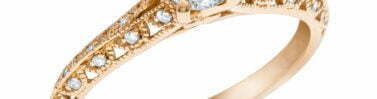 טבעת יהלומים, 18K זהב, משובצת 0.81 קראט יהלומים, דגם RD3242