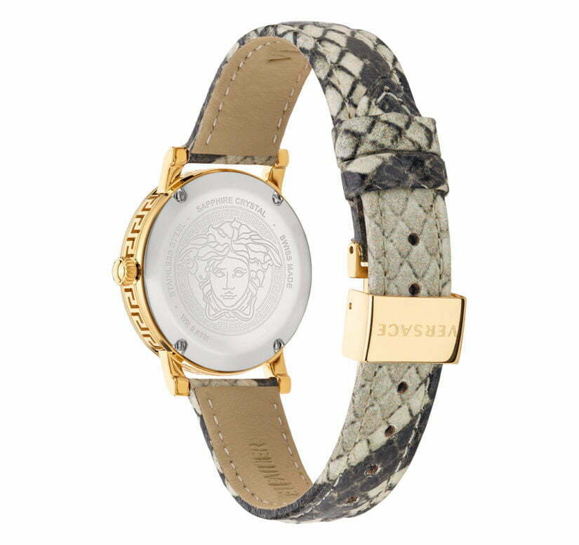 שעון Versace יוקרתי לאישה מקולקציית Greca ,דגם VEU300121