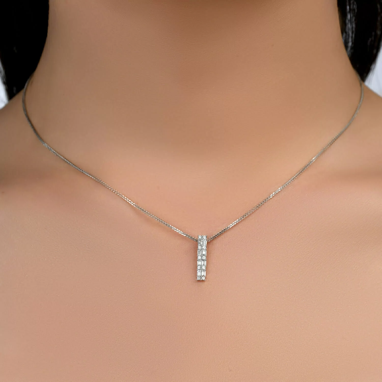 תליון יהלומים, זהב 14K, משובץ 0.25 קראט יהלומים, דגם PDPF12892
