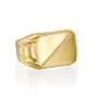 טבעת חותם לגבר, 14K זהב, דגם R399-AU399D01