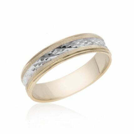 טבעת נישואין, זהב משולב 14 קרט, דגם R423A