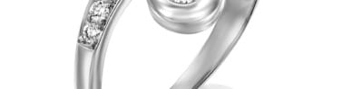 טבעת יהלומים בעיצוב מינימליסטי, זהב 14K, משובצת 0.32 קראט יהלומים, דגם RD2723