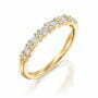 טבעת יהלומים בעיצוב מינימליסטי, זהב 14K, משובצת 0.33 קראט יהלומים, דגם RDRA7263ֹ