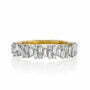 טבעת יהלומים בעיצוב מינימליסטי, זהב 14K, משובצת 0.40 קראט יהלומים, דגם RDRA9251