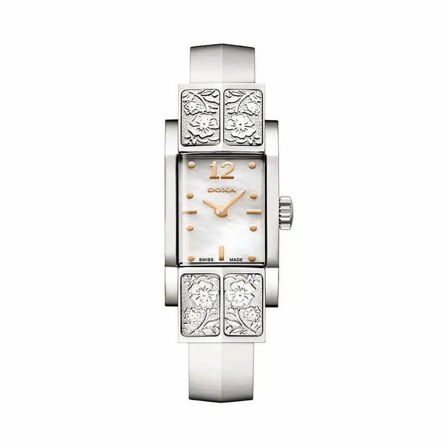 שעון צמיד Doxa לאישה מקולקציית Diva Lady Bangle Watch ,דגם 420.15.053R.10M, 420.15.053Y.10S