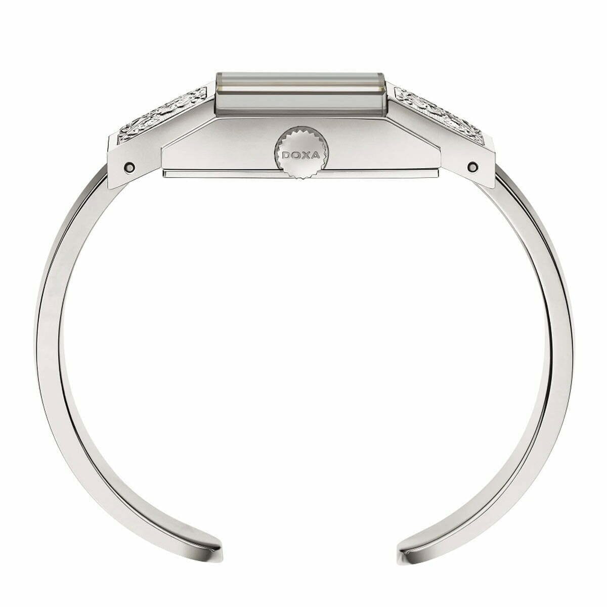שעון צמיד Doxa לאישה מקולקציית Diva Lady Bangle Watch ,דגם 420.15.053R.10M, 420.15.053Y.10S