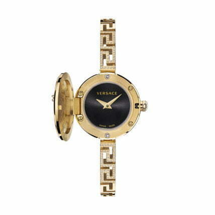 שעון Versace יוקרתי לאישה מקולקציית Medusa Secret משובץ יהלומים, דגם VEZ500421
