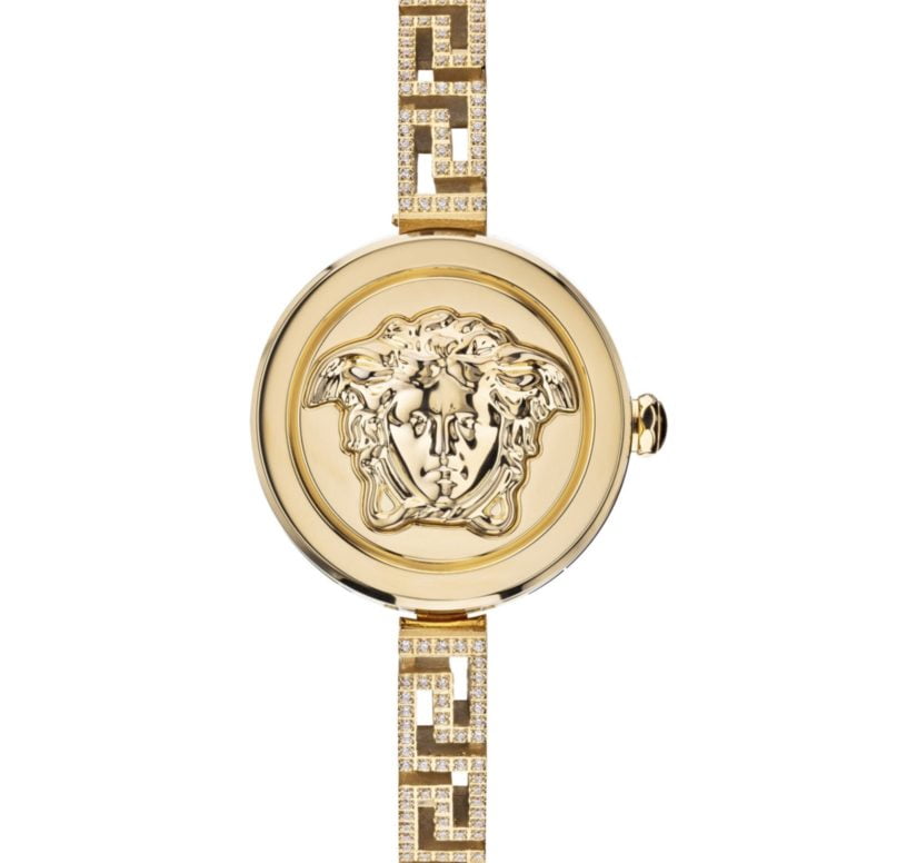 שעון Versace לאישה מקולקציית Medusa Secret משובץ יהלומים, דגם VEZ500421