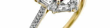 טבעת אבן רובי, זהב 14k, משובצת אבן חן ו-0.33 קראט יהלומים, דגם RDRF022