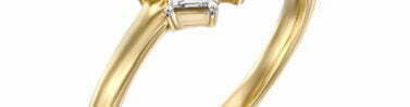 טבעת יהלומים ארבע, 14K זהב, משובצת 0.20 קראט יהלומים, דגם RDRF18765