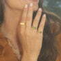 טבעת אבן אמרלד, זהב 14K, משובצת 0.40 קראט אמרלד, דגם RS3708
