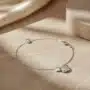 צמיד עם לבבות, זהב 14K, דגם B30120002