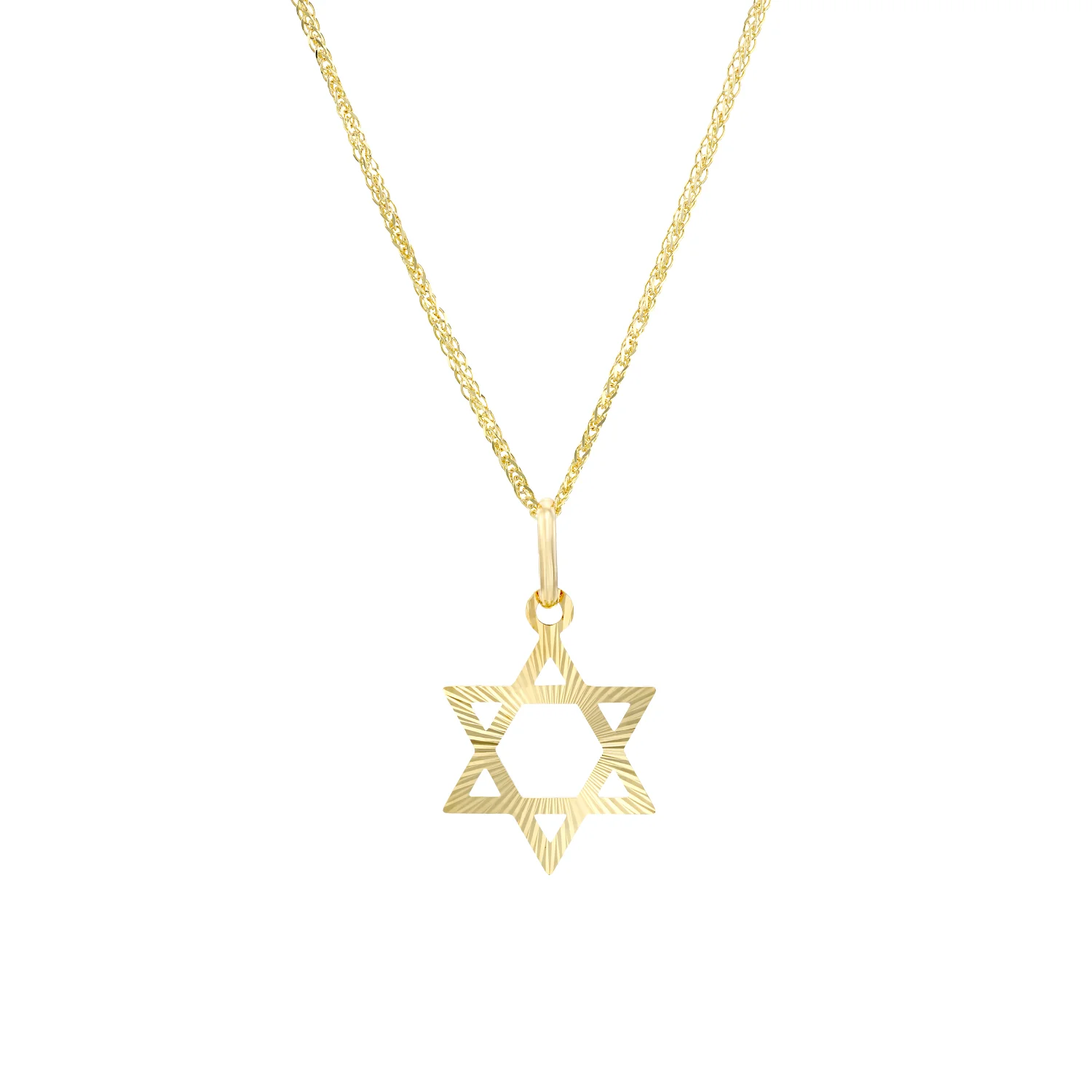 שרשרת מגן דוד לגבר, זהב 14K, דגם CN00049Y