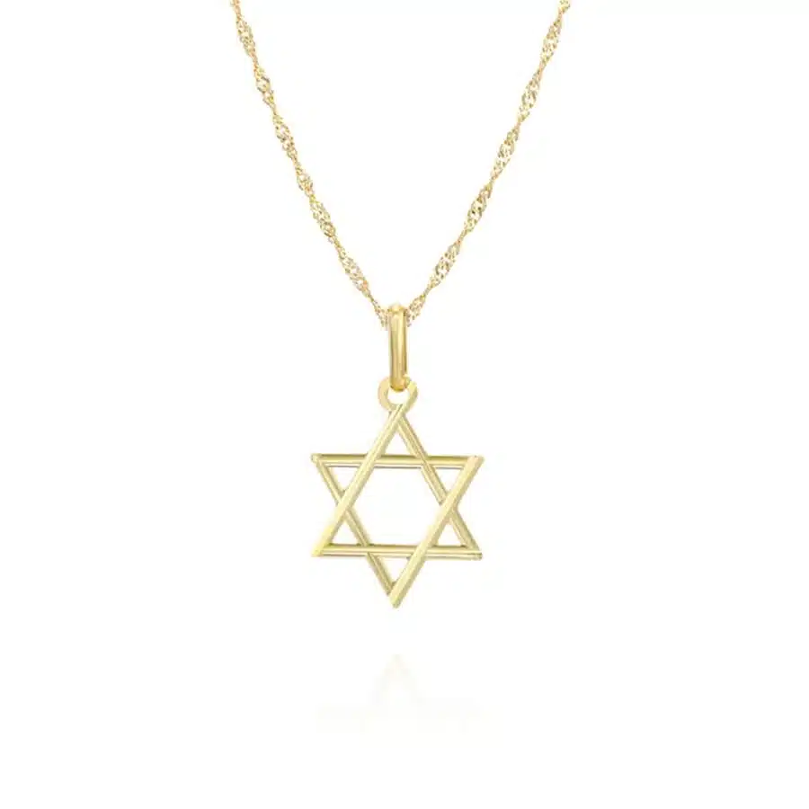 שרשרת מגן דוד, זהב 14K, דגם CN00051S