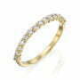 טבעת יהלומים בעיצוב קלאסי, זהב K14, משובצת 0.35 קראט יהלומים, דגם RD3801S