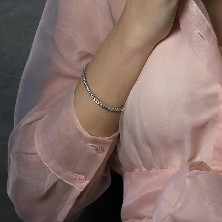 צמיד טניס יהלומים 0.5 קראט, זהב 14 קרט, דגם TOP1