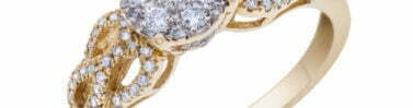 טבעת יהלומים, זהב 14K, משובצת 0.45 קראט יהלומים, דגם RD16-3506