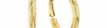 עגילי חישוק, זהב צהוב 14K, קוטר 20 מ"מ, דגם E416-01-020OBC48