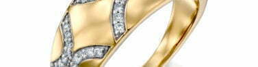טבעת יהלומים, זהב K14, משובצת 0.25 קראט יהלומים, דגם RDRA7809