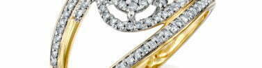 טבעת יהלומים, זהב K14, משובצת 0.33 קראט יהלומים, דגם RDRB16050EG