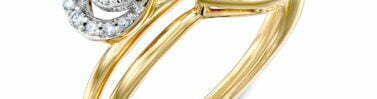 טבעת יהלומים, זהב K14, משובצת 0.25 קראט יהלומים, דגם RDRF19174