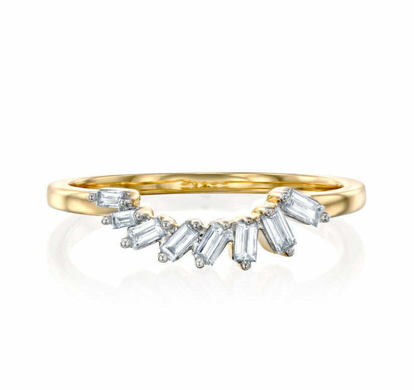 טבעת יהלומים, זהב K14, משובצת 0.25 קראט יהלומים, דגם RDRF19265