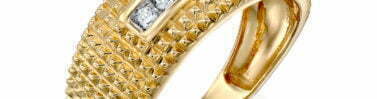 טבעת יהלומים יוניסקס, זהב 14K, משובצים 0.15 קראט יהלומים, דגם RDRX2258