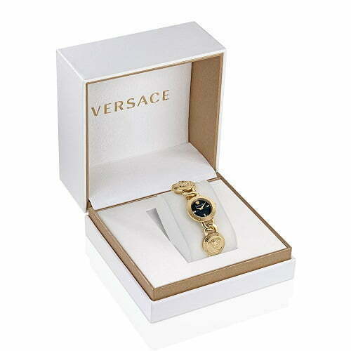 שעון Versace לאישה מקולקציית STUD ICON משובץ יהלומים, דגם VE3C00422