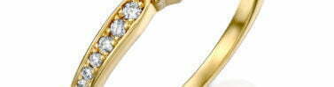 טבעת יהלומים, זהב K14, משובצת 0.28 קראט יהלומים, דגם RD3844