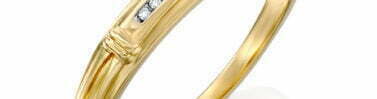 טבעת יהלומים יוניסקס, זהב 14K, משובצים 0.02 קראט יהלומים, דגם RDRT0728