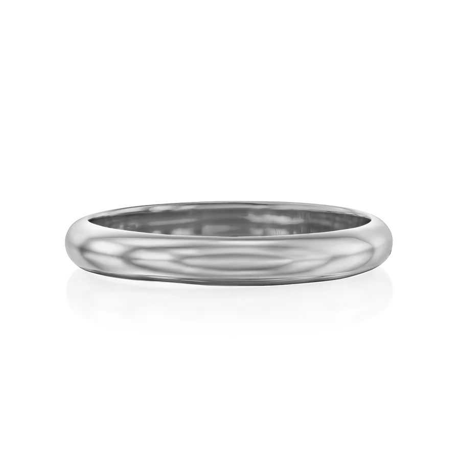 טבעת נישואין יוניסקס דקה, זהב 14K, דגם RM3362
