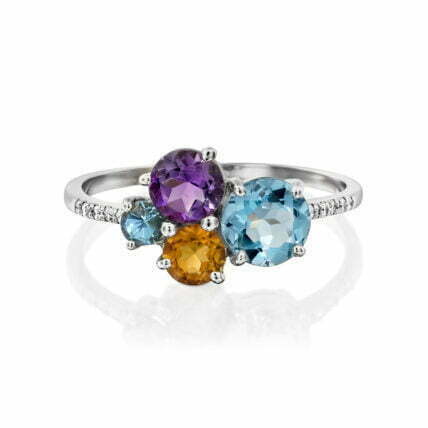 טבעת יהלומים ואבני חן Rd3651a W1