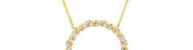 שרשרת יהלומים , זהב 14K משובצת 0.25 קראט יהלומים, דגם CDNF1360