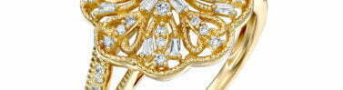 טבעת יהלומים, זהב 14K משובצת 0.33 קראט יהלומים, דגם RDSRF25582