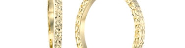 עגילי חישוק זהב 14K, קוטר 20 מ"מ, דגם E-QAVC000020-2-20MM