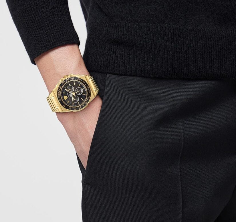 שעון Versace מקולקציית GRECA EXTREME CHRONO, שעון לגבר ,דגם VE7H00623