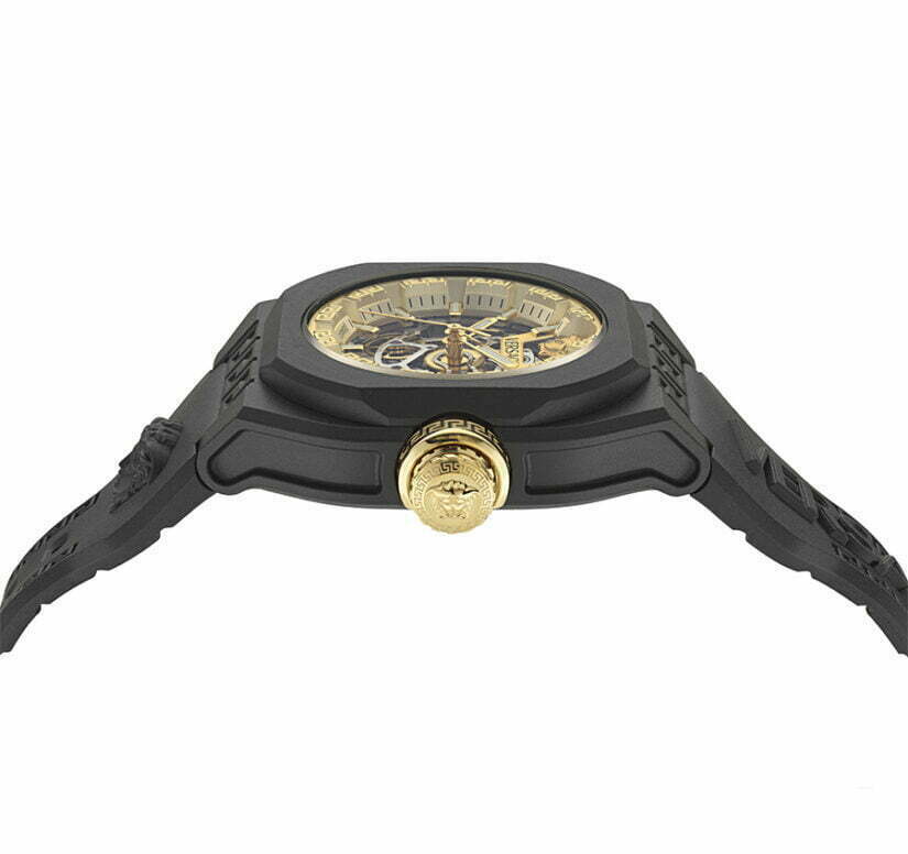 שעון אוטומטי Versace מקולקציית V-LEGEND SKELETON , שעון יוניסקס ,דגם VE7L00123