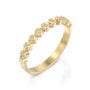 טבעת יהלומים, זהב 14K משובצת 0.04 קראט יהלומים, דגם RD574