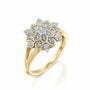 טבעת יהלומים, זהב 14K משובצת 0.20 קראט יהלומים, דגם RDRF19115