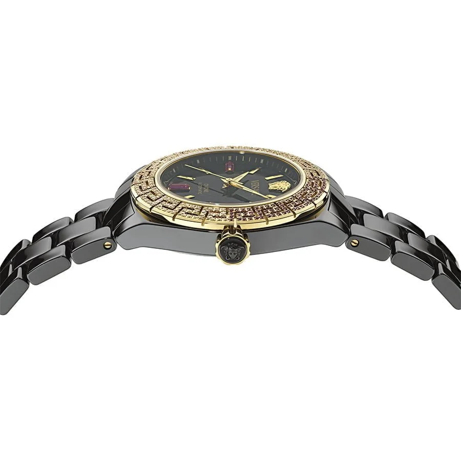 שעון Versace יהלומים מקולקציית DV ONE_AUTOMATIC , שעון יוניסקס ,דגם VE6B00623