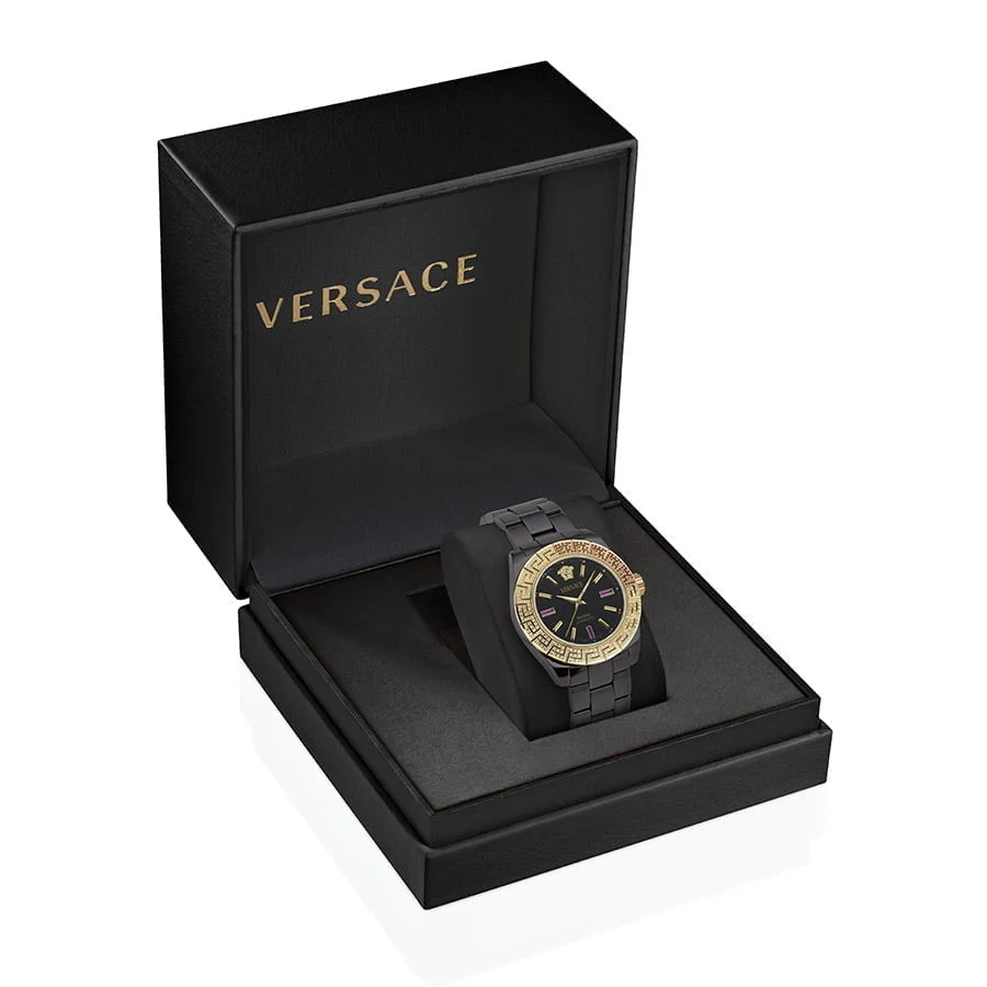 שעון Versace יהלומים מקולקציית DV ONE_AUTOMATIC , שעון יוניסקס ,דגם VE6B00623