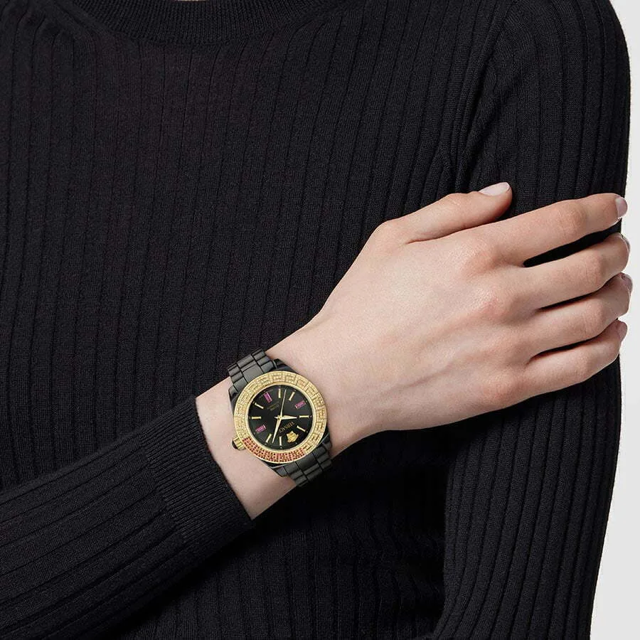 שעון Versace יהלומים מקולקציית DV ONE_AUTOMATIC , שעון יוניסקס ,דגם VE6B00623