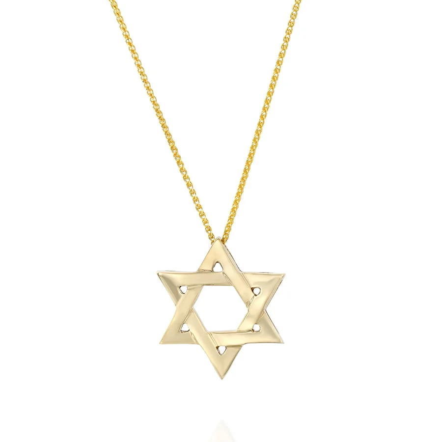 שרשרת מגן דוד, זהב 14K, דגם C3328