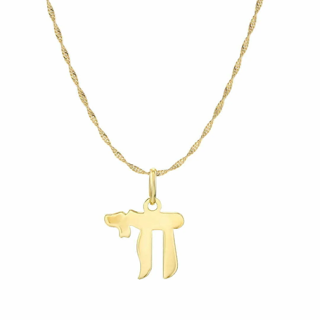 שרשרת ותליון חי, עשוי זהב 14K, דגם P1013560