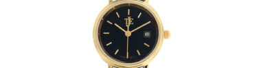 שעון TJE לאישה מזהב צהוב 14K, דגם D70188Y-B-BL