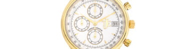 שעון TJE כרונו יוניסקס מזהב צהוב 14K, דגם U70105Y-W-BR
