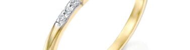 טבעת אמרלד ויהלומים , זהב 14K, משובצת 0.03 קראט יהלומים, דגם RD3623EM