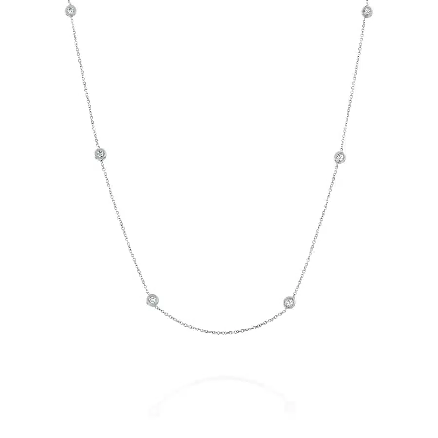 שרשרת יהלומים, 14K זהב, משובצת 0.30 קראט יהלומים, דגם CDCH6